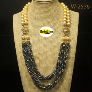 MULTI SHADE CRSTAL TWIST JEWELRY SET